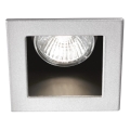 Ideal Lux - Einbauleuchte FUNKY 1xGU10/50W/230V 9x9 cm mattchrom