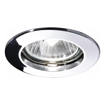 Ideal Lux - Einbauleuchte JAZZ 1xGU10/50W/230V Ø 7,7 cm glänzender Chrom