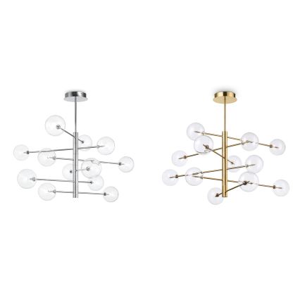 Ideal Lux - Ersatzschirm für Kronleuchter und Lampen EQUINOXE Ø 15 cm klar