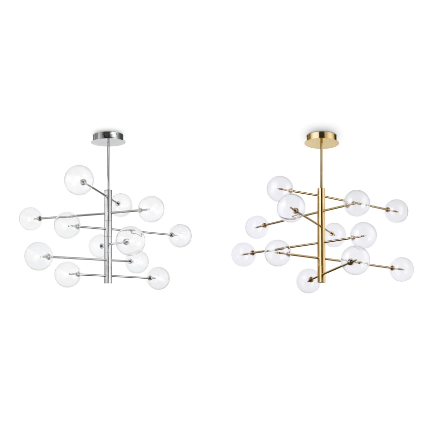 Ideal Lux - Ersatzschirm für Kronleuchter und Lampen EQUINOXE Ø 15 cm klar