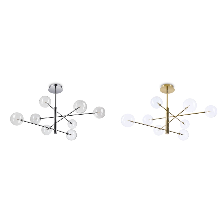 Ideal Lux - Ersatzschirm für Kronleuchter und Lampen EQUINOXE Ø 15 cm klar