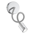 Ideal Lux - Flexible LED-Lampe FOCUS LED/4W/230V CRI 90 glänzender Chrom