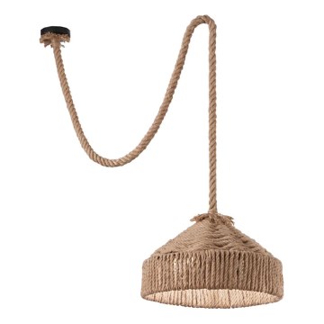 Ideal Lux - Hängeleuchte CANAPA 1xE27/15W/230V d 41 cm braun