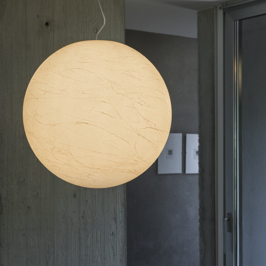 Ideal Lux - Hängeleuchte CARTA 1xE27/60W/230V d 60 cm weiß