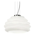 Ideal Lux - Hängeleuchte KARMA 1xE27/60W/230V d 39 cm weiß