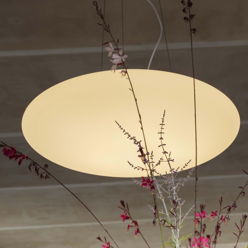 Ideal Lux - Hängeleuchte mit Kabelabhängung SMARTIES 5xE27/42W/230V Ø 60 cm, weiß