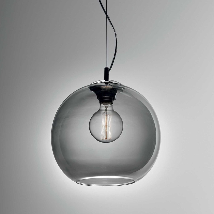 Ideal Lux - Hängeleuchte NEMO 1xE27/42W/230V d 30 cm rauchig