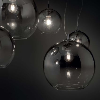 Ideal Lux - Hängeleuchte NEMO PLUS 5xE27/42W/230V rauchig