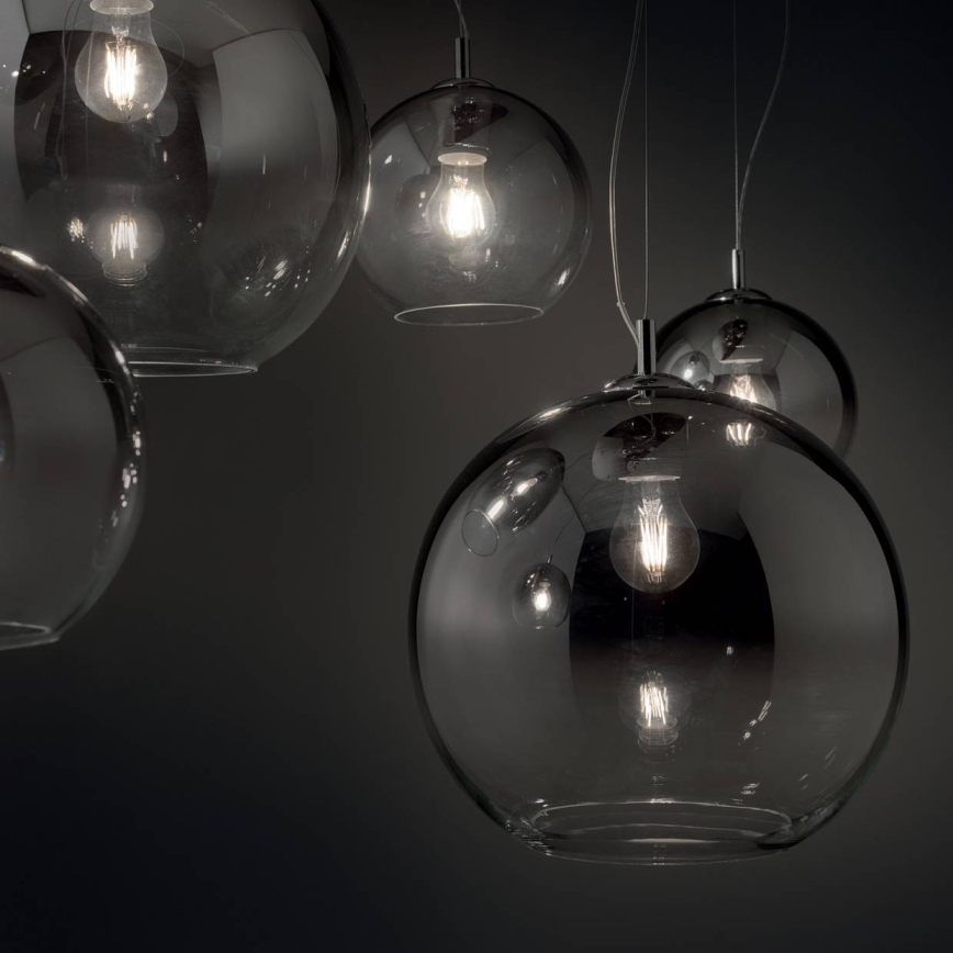 Ideal Lux - Hängeleuchte NEMO PLUS 5xE27/42W/230V rauchig