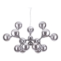 Ideal Lux - Hängeleuchte NODI 15xE14/28W/230V glänzendes Chrom