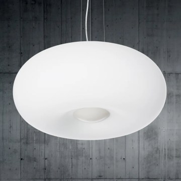 Ideal Lux - Hängeleuchte ULISSE mit Kabelaufhängung, 3xE27/60W/230V, Ø 42 cm, weiß