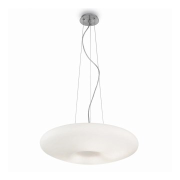Ideal Lux - Kabel-Pendelleuchte GLORY 5xE27/60W/230V Ø 60 cm weiß
