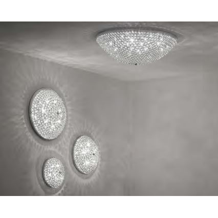 Ideal Lux 59112 - Decken-Kristallleuchte ORION 2xG9/28W/230V