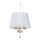 Ideal Lux - Kristall-Hängeleuchte an Aufhängung PEGASO 3xE14/28W/230V d 40 cm golden