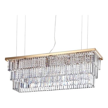 Ideal Lux - Kristall-Hängeleuchte MARTINEZ 8xE14/40W/230V