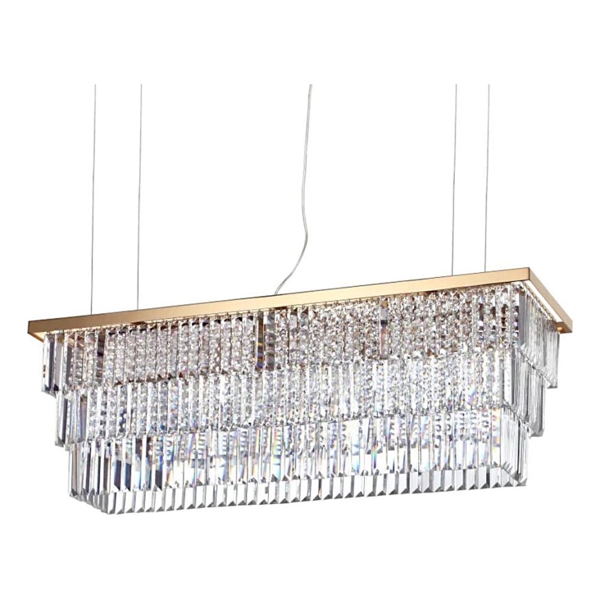 Ideal Lux - Kristall-Hängeleuchte MARTINEZ 8xE14/40W/230V