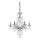 Ideal Lux - Kristall-Kronleuchter an Kette AMADEUS 6xE14/40W/230V d 67 cm klar