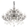 Ideal Lux - Kristall-Kronleuchter an Kette COLOSSAL 15xE14/40W/230V d 95 cm grau/glänzendes Chrom