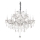 Ideal Lux - Kristall-Kronleuchter an Kette NAPOLEON 12xE14/40W/230V d 74 cm glänzendes Chrom