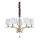 Ideal Lux - Kristall-Kronleuchter an Kette PEGASO 5xE14/28W/230V d 72 cm golden