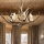 Ideal Lux - Kronleuchter an Kette CHALET 8xE14/40W/230V Geweih