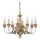 Ideal Lux - Kronleuchter an Kette FIRENZE 8xE14/40W/230V d 64 cm golden