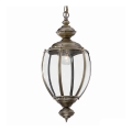 Ideal Lux - Kronleuchter an Kette NORMA 1xE27/60W/230V Ø 25 cm Bronze