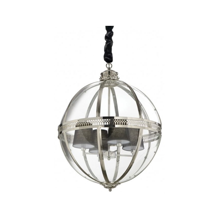 Ideal Lux - Kronleuchter an Schnur WORLD 4xE14/40W/230V