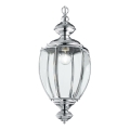 Ideal Lux - Kronleuchter mit Kette, 1x E27/60W/230V, Ø 25 cm, glänzender Chrom