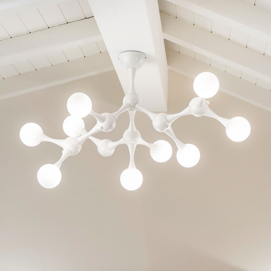Ideal Lux - LED-Anbauleuchte NODINO 9xG9/3W/230V weiß