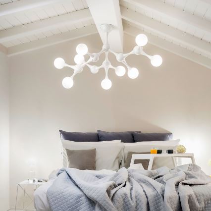 Ideal Lux - LED-Anbauleuchte NODINO 9xG9/3W/230V weiß