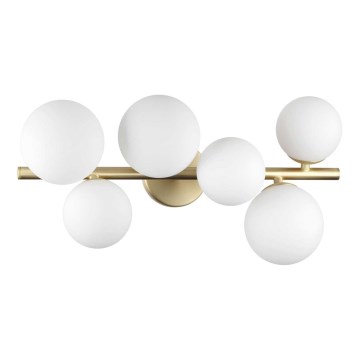 Ideal Lux - LED-Anbauleuchte PERLAGE 6xG9/3W/230V 49 cm golden/weiß