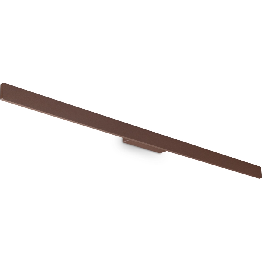 Ideal Lux - LINEA LED Außenwandleuchte, 23 W, 230 V, CRI 90, 144 cm, IP54, Braun