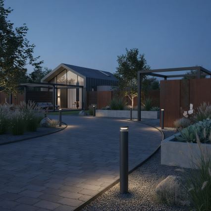 Ideal Lux - LED-Außenleuchte BOEING LED/14W/230V 100 cm CRI 90 IP65 schwarz