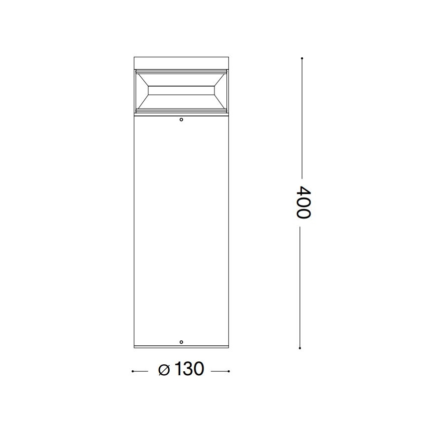 Ideal Lux - LED-Außenleuchte BOEING LED/14W/230V 40 cm CRI 90 IP65 braun