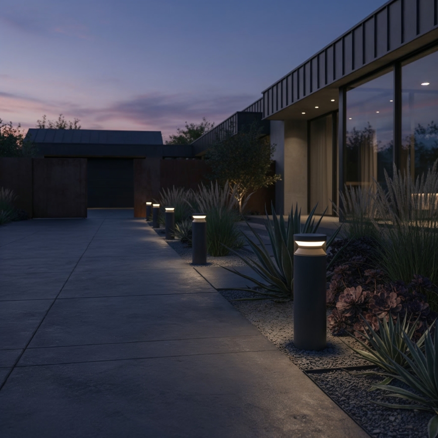 Ideal Lux - LED-Außenleuchte BOEING LED/14W/230V 40 cm CRI 90 IP65 schwarz