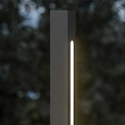 Ideal Lux - LED-Außenleuchte JEDI LED/19W/230V 120 cm CRI 90 IP65 Anthrazit