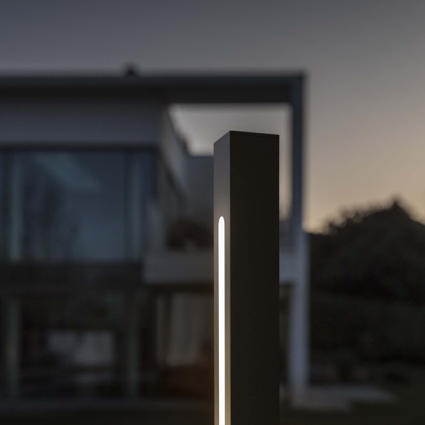 Ideal Lux - LED Außenleuchte JEDI LED/7W/230V 40 cm CRI 90 IP65 Anthrazit