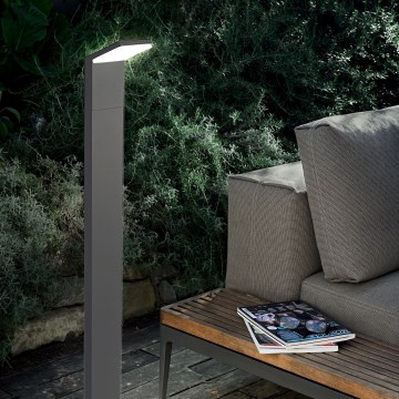Ideal Lux - LED-Außenleuchte STYLE LED/8,5W/230V 4000K 100 cm CRI 90 IP54 anthrazit