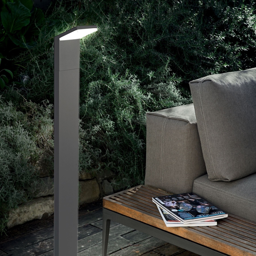 Ideal Lux - LED-Außenleuchte STYLE LED/8,5W/230V 4000K 100 cm CRI 90 IP54 anthrazit