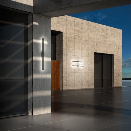 Ideal Lux - LED Außen-Wandleuchte LINEA LED/20W/230V CRI 90 104 cm IP54 anthrazit