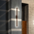 Ideal Lux - LED Außenwandleuchte LINEA LED/20W/230V CRI 90 104 cm IP54 braun