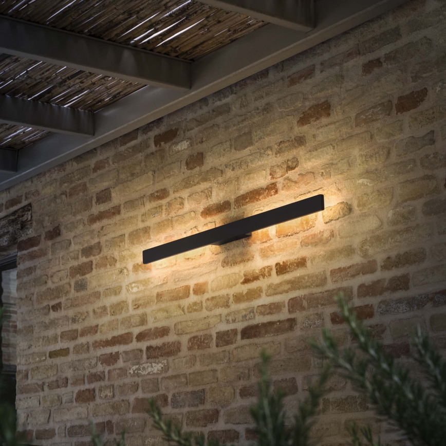 Ideal Lux - LED-Außenwandleuchte LINEA LED/23W/230V CRI 90 144 cm IP54 schwarz
