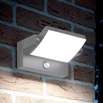 Ideal Lux - LED-Außenwandleuchte mit Sensor SWIPE LED/21W/230V CRI 90 IP54 weiß