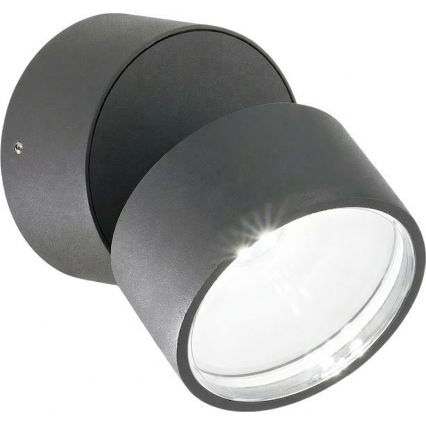 Ideal Lux - LED-Außenwandleuchte OMEGA LED/7W/230V CRI 90 IP54 anthrazit