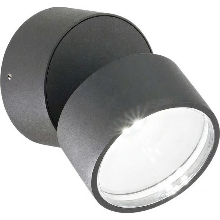 Ideal Lux - LED-Außenwandleuchte OMEGA LED/7W/230V CRI 90 IP54 anthrazit