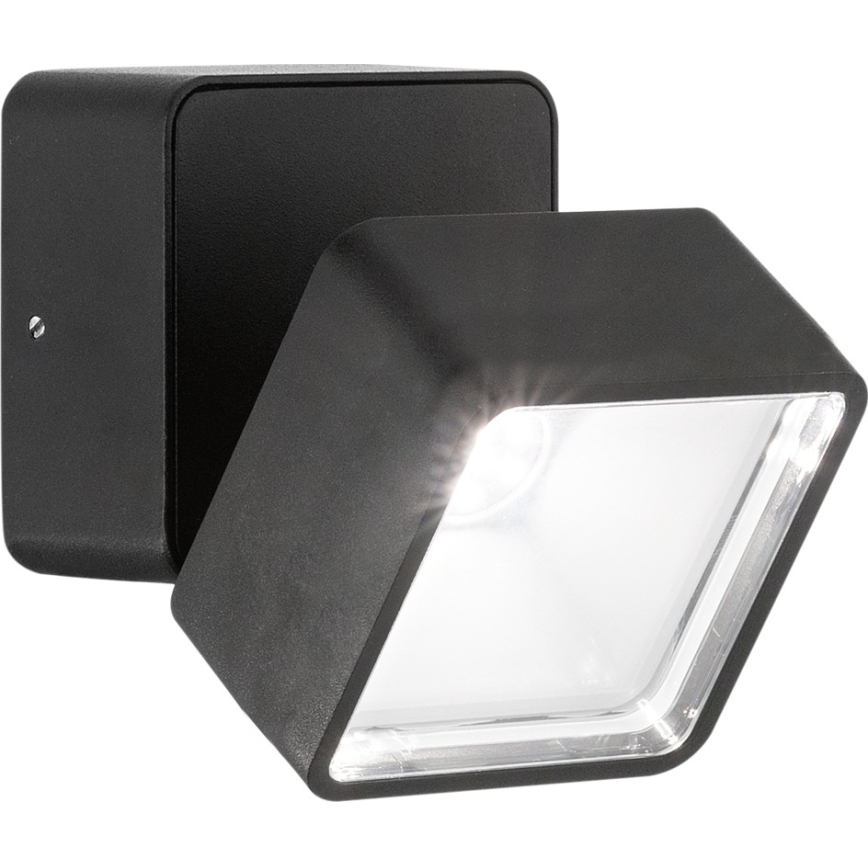 Ideal Lux - LED-Außenwandleuchte OMEGA LED/7W/230V CRI 90 IP54 braun