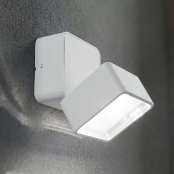 Ideal Lux - LED-Außenwandleuchte OMEGA LED/7W/230V CRI 90 IP54 weiß