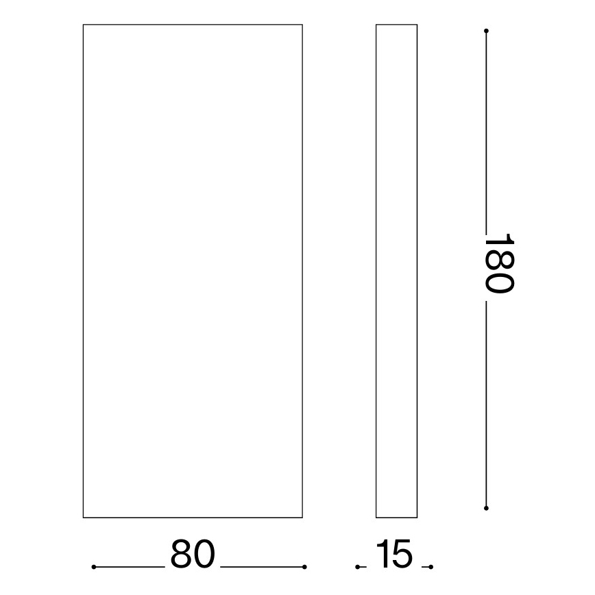 Ideal Lux - LED-Außenwandleuchte POST-IT LED/6W/12V CRI 90 Messing