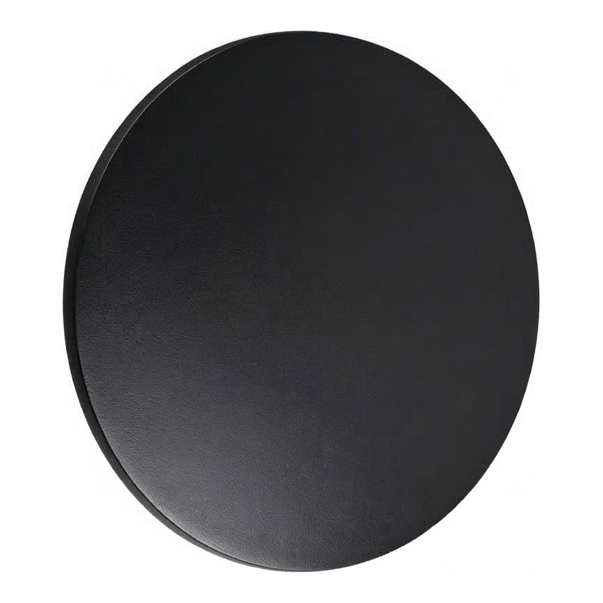 Ideal Lux - LED Außenwandleuchte PUNTO LED/12W/230V CRI 90 Ø 24 cm IP54 schwarz